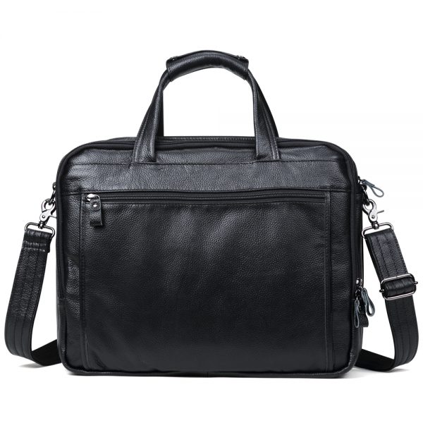 JOYIR Men Briefcases Genuine Leather Handbag  Laptop Briefcase Messenger Shoulder Crossbody Bag Men s Bag