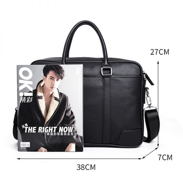 KUDIAN BEAR Brand Men Briefcase Leather Bags Handbags Office Bags for Mens Shoulder Bag Men Leather