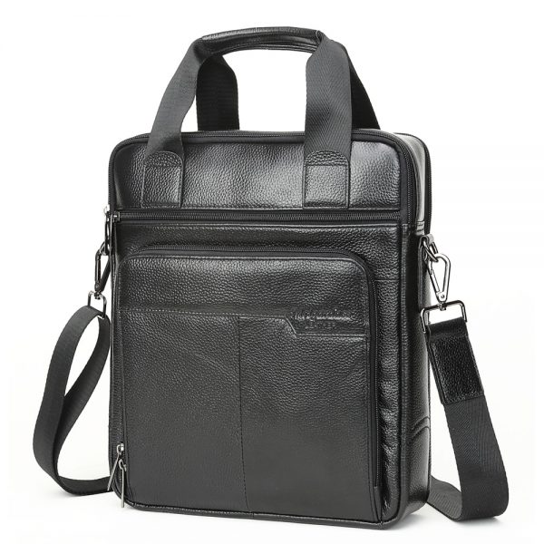 MEIGARDASS Genuine Leather Business Briefcase Men Travel Shoulder Messenger Bags Male Document Handbags Laptop Computer Bag