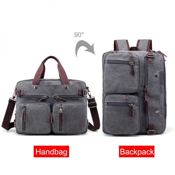 Men Canvas Briefcase Business Laptop Handbag Large Messenger Shoulder Bag Big Casual Male Tote Back Bags