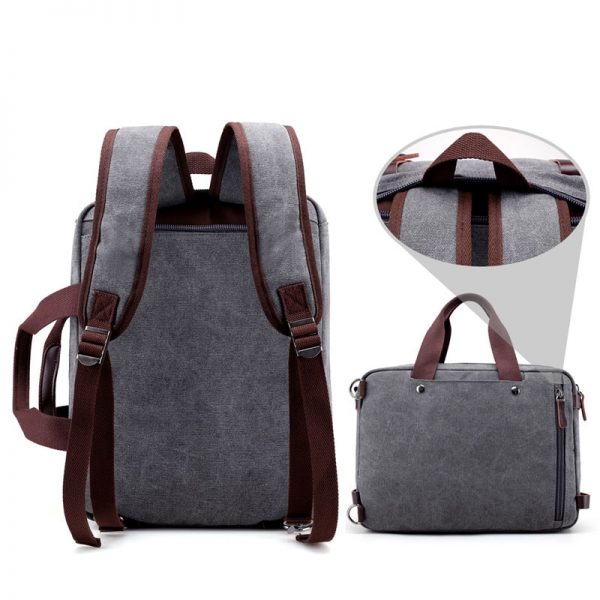 Men Canvas Briefcase Business Laptop Handbag Large Messenger Shoulder Bag Big Casual Male Tote Back Bags