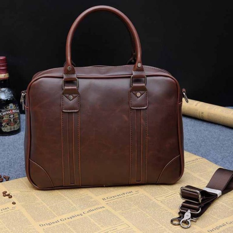 Women’s Stylish Leather Briefcase Bag / Laptop Bag for 14 inch Laptops