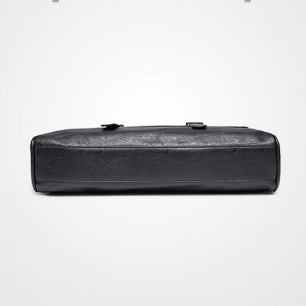 Simple Famous Brand Business Men Briefcase Bag Luxury Leather Laptop Bag Man Shoulder Bag bolsa maleta