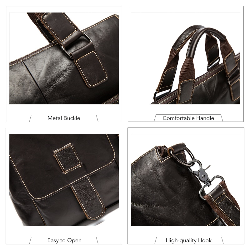 Westal's Best Quality Genuine Leather Laptop Bags for Men