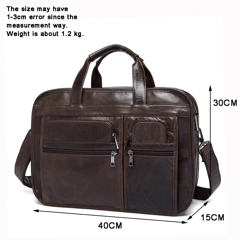 WESTAL Men’s Genuine Leather Crossbody Shoulder / Laptop Bags