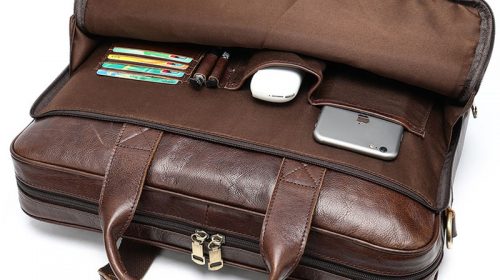 Genuine Leather Men’s Laptop Bags