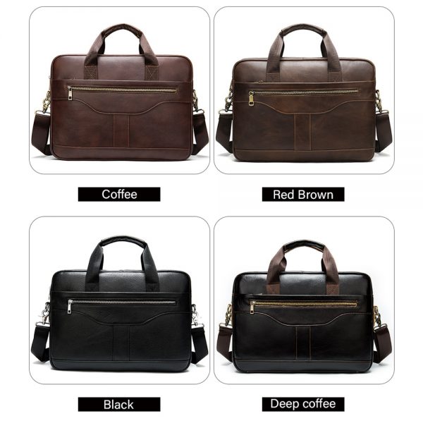 WESTAL messenger bag men briefcase men s genuine leather laptop bags office bags for men bussiness