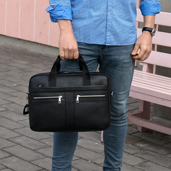 WETSTAL Business Men s Briefcases Men s Bag Genuine Leather Messenger Bags Laptop Bag Leather Briefcase