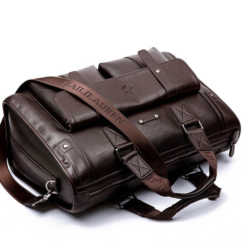 Best Leather Designer Casual Men’s Crossbody 14 inch Laptop Bags