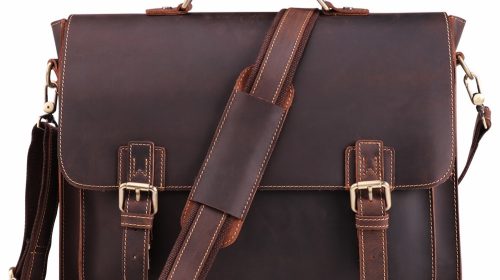 Crazy Horse Leather Men’s Laptop Bags