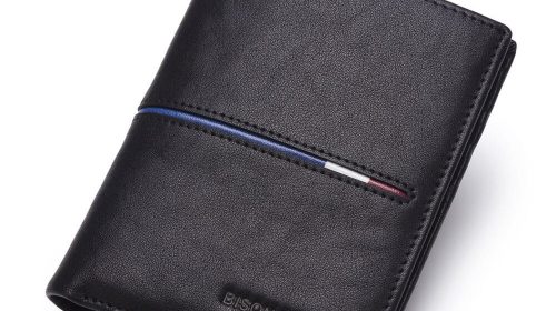 Bison Denim Genuine Leather Men’s Classic Card Holder Wallets