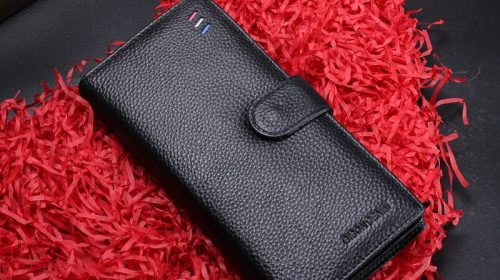 Bison Denim Genuine Cow Leather Men’s Luxury Long Clutch Wallets