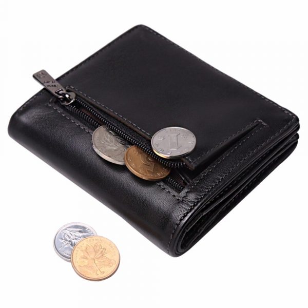 Bison Denim Genuine Leather RFID Blocking Men’s Short Designer Wallets - Image 2