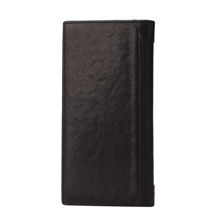 Bison Denim Genuine Cow Leather Long Wallets for Men