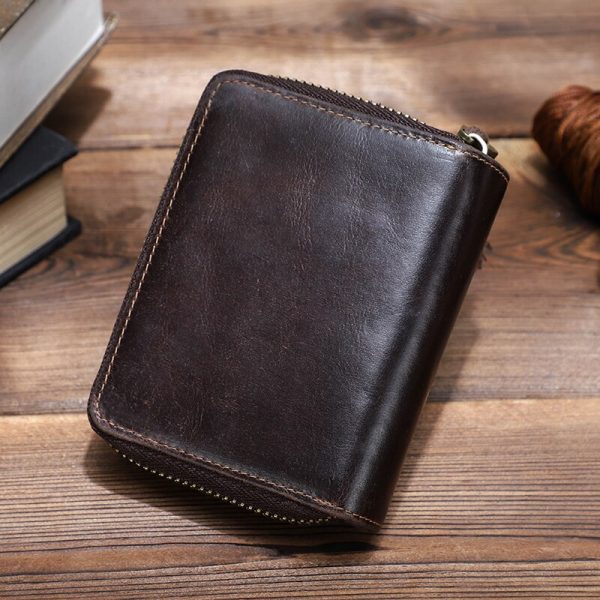 Contact’s Genuine Leather Men’s Luxury Small Wallets - Image 5