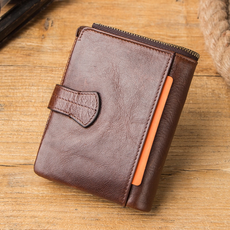 KAVI's Men's Genuine Luxury Leather Wallet and Credit Card Holder