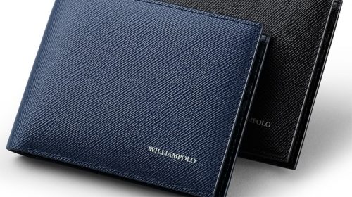 WilliamPolo Genuine Cowhide Leather Men’s Small Bi-fold Wallets