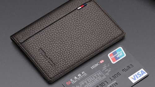 WilliamPolo Genuine Cowskin Leather Ultra-thin Slim Vintage Wallets for Men