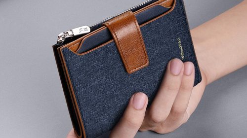 WilliamPolo Multi-Functional Men’s Short Zipper Wallets
