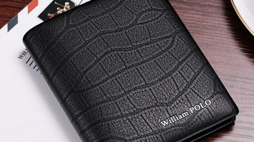 WilliamPolo Genuine Leather Soft and Short Designer Vintage Wallets for Men