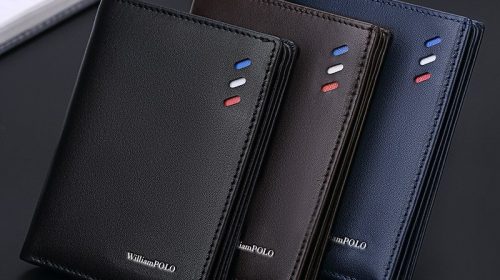 WilliamPolo Genuine Leather Men’s Ultra-thin Mini Fashion Wallets