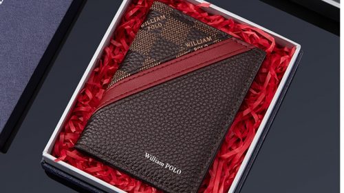 WilliamPolo Genuine Quality Leather Ultra-thin Short Wallets for Men