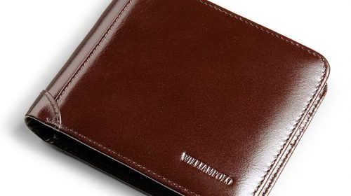 WilliamPolo Genuine Leather Vintage Bi-fold Purse for Men