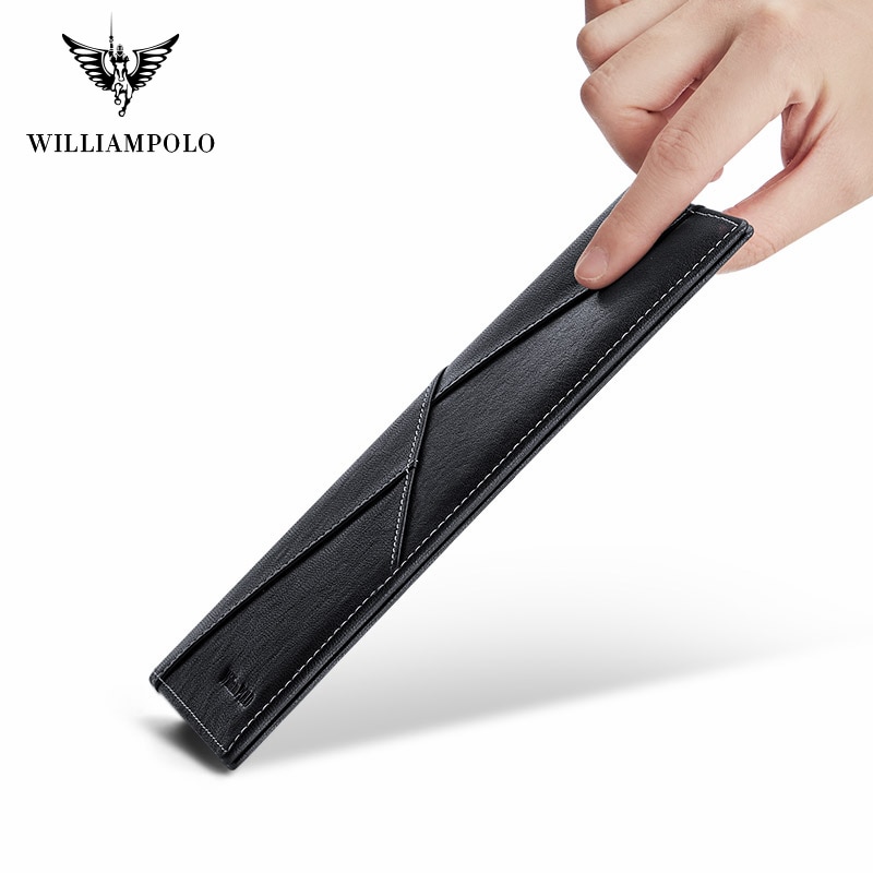 WILLIAMPOLO Men Credit Card Holders Luxury Brand Real Leather Card Wallet  Fashion Zipper Design Id Holder Card Bag Cow Leather - AliExpress