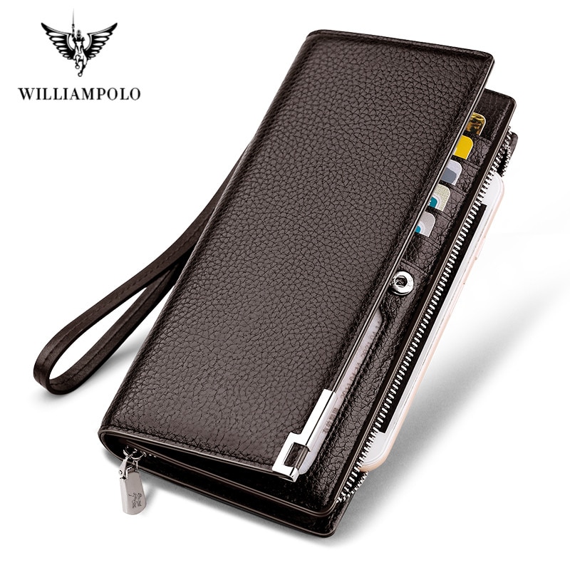 Baellerry Men Long Wallets Style Card Holder Male Purse Quality Zipper  Large Capacity Big Brand Luxury Wallet For Men
