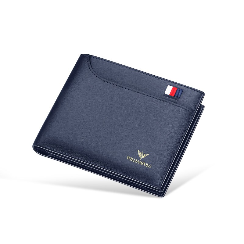 Wholesale WILLIAMPOLO Wholesale Custom Hot Selling Short Casual Card Holder  Billfold Wallet Men Leather Business Luxury Men Wallet From m.