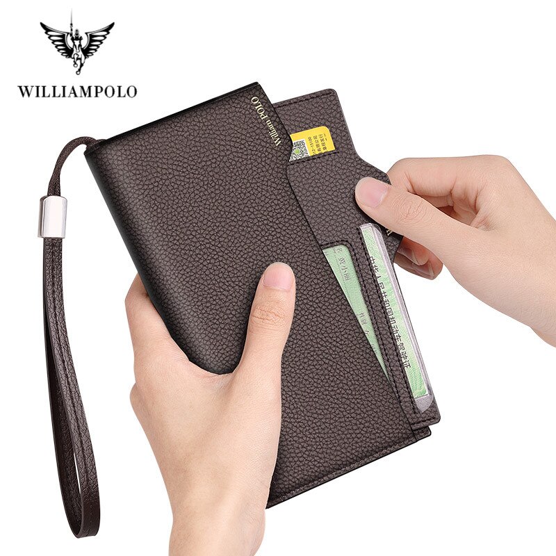 Fashion Solid Color Wallet Casual Classic Pu Leather Credit - Temu
