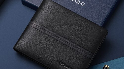 WilliamPolo Men’s Luxury Cow Skin Soft and Short Fashion Wallets