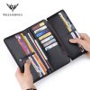 WilliamPolo Genuine Leather Long Zipper Wallets for Men - Image 4